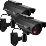 Solar Powered Bullet Dummy Fake Simulated Surveillance Security CCTV Dome Camera (2 Packs, Black) — Detalles, precio y dónde comprar
